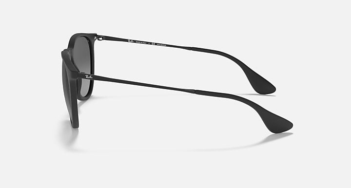 Ray-Ban ERIKA COLOR MIX Rubber Black; Black with Grey Polarized Gradient lenses - Lateral