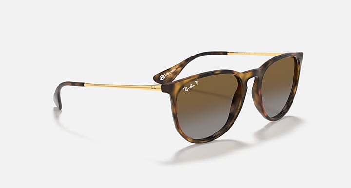 Ray-Ban ERIKA @COLLECTION Havana; Gold with Polarized Brown Gradient Gradient lenses - Alternative