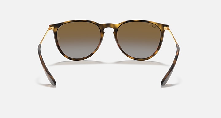 Ray-Ban ERIKA @COLLECTION Havana; Gold with Polarized Brown Gradient Gradient lenses - Back