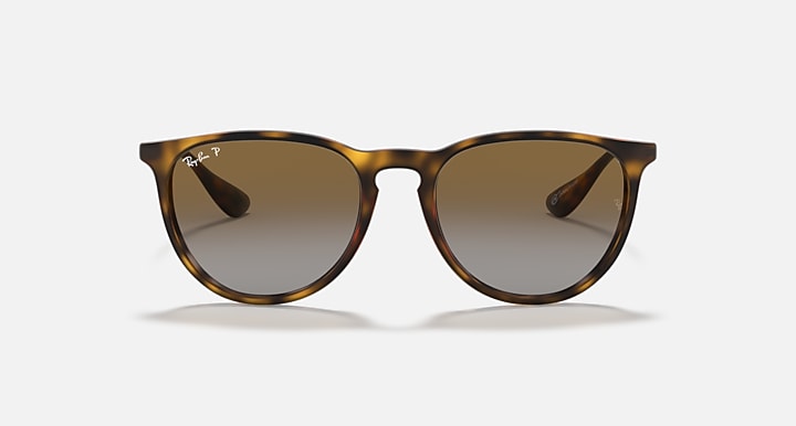 Ray-Ban ERIKA @COLLECTION Havana; Gold with Polarized Brown Gradient Gradient lenses - Front