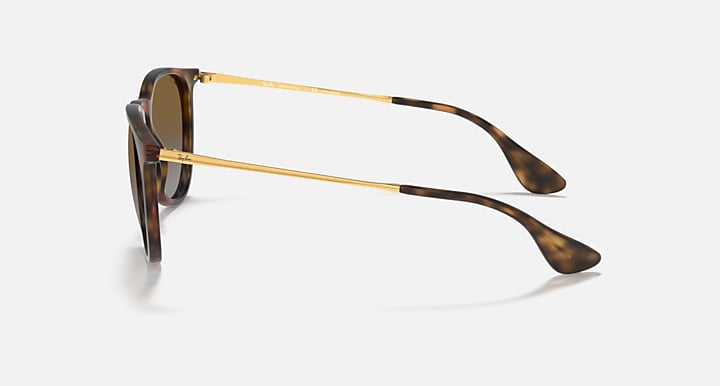 Ray-Ban ERIKA @COLLECTION Havana; Gold with Polarized Brown Gradient Gradient lenses - Lateral