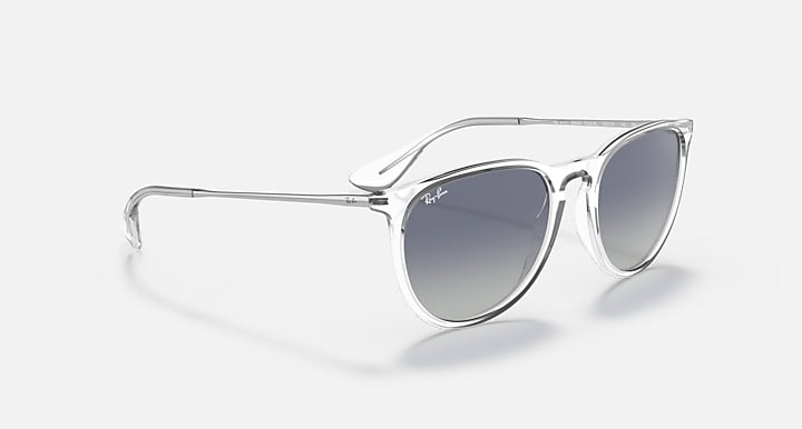Ray-Ban ERIKA CLASSIC EXCLUSIVE Transparent; Silver with Blue Gradient Gradient lenses - Alternative