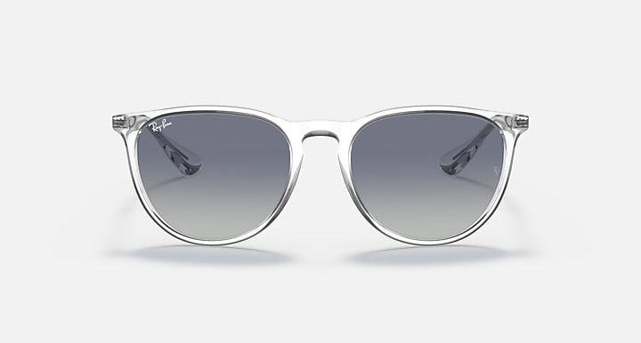 Ray-Ban ERIKA CLASSIC EXCLUSIVE Transparent; Silver with Blue Gradient Gradient lenses - Front