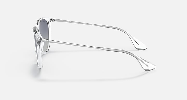 Ray-Ban ERIKA CLASSIC EXCLUSIVE Transparent; Silver with Blue Gradient Gradient lenses - Lateral