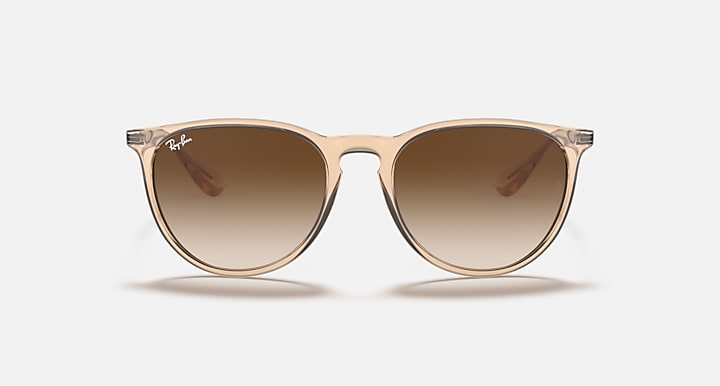 Ray-Ban ERIKA COLOR MIX Transparent Brown with Brown Gradient Gradient lenses - Front
