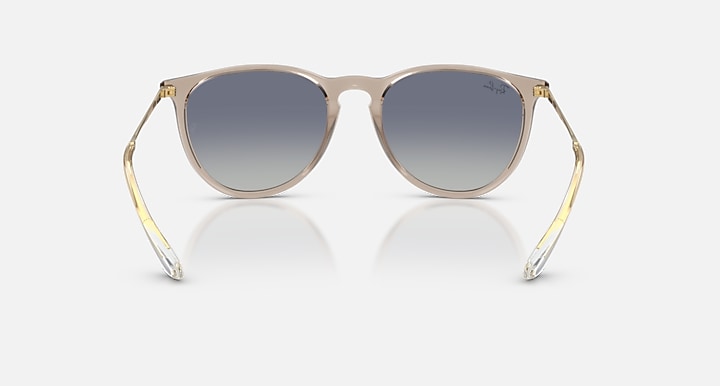 Ray-Ban ERIKA CLASSIC Transparent Light Brown; Arista with Light Grey Gradient Dark Blue Gradient lenses - Back