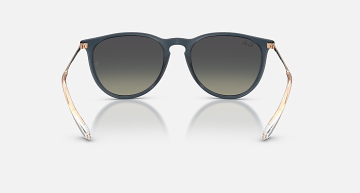 Ray-Ban ERIKA CLASSIC Rubber Blue with Gradient Grey Gradient lenses - Back