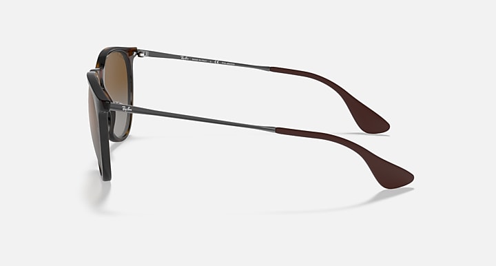 Ray-Ban ERIKA CLASSIC Light Havana with Solid Color Gradient lenses - Lateral