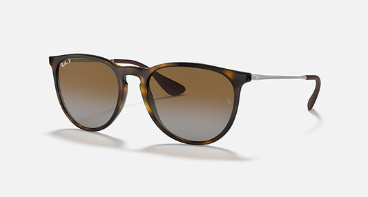 Ray-Ban ERIKA CLASSIC Light Havana with Solid Color Gradient lenses - Quarter