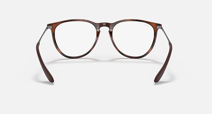 Ray-Ban ERIKA BLUE-VIOLET LIGHT CLEAR Havana; Gunmetal with Clear Blue-Violet Light Filter lenses - Back