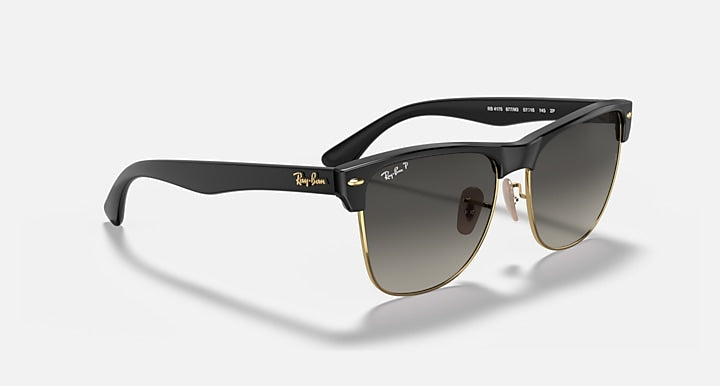 Ray-Ban CLUBMASTER OVERSIZED Black with Grey Polarized Gradient lenses - Alternative