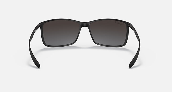 Ray-Ban RB4179 LITEFORCE Black with Silver Polarized Gradient - Mirror lenses - Back