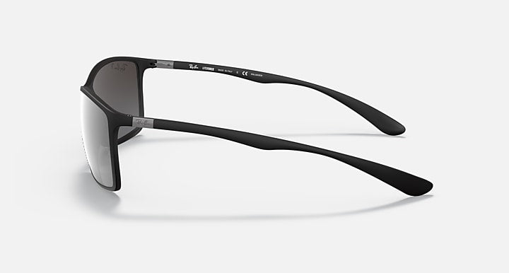 Ray-Ban RB4179 LITEFORCE Black with Silver Polarized Gradient - Mirror lenses - Lateral