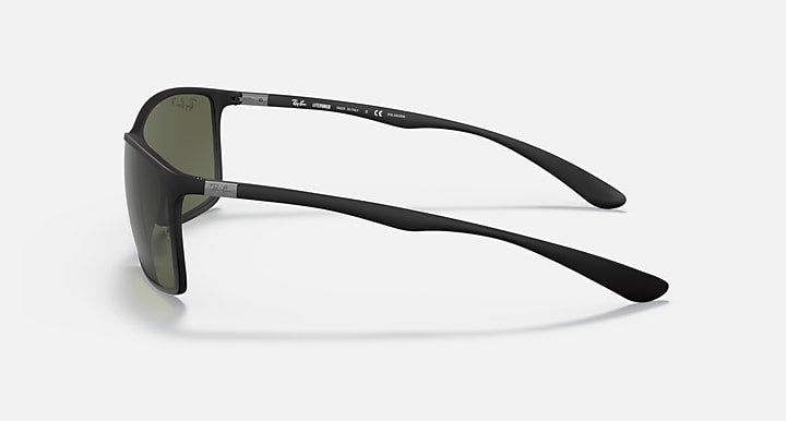Ray-Ban RB4179 LITEFORCE Black with G-15 Green Polarized Solid Color lenses - Lateral
