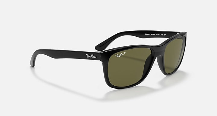 Ray-Ban RB4181 Black with G-15 Green Polarized Solid Color lenses - Alternative