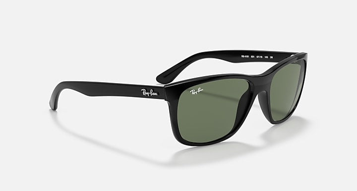 Ray-Ban RB4181 Black with Green Solid Color lenses - Alternative