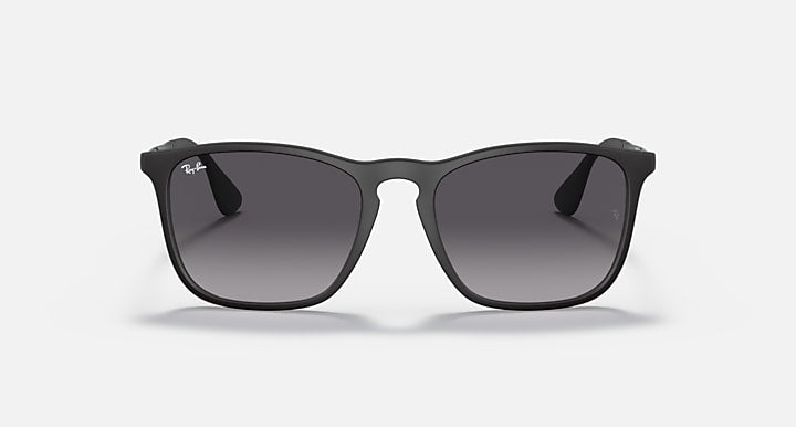 Ray-Ban CHRIS Rubber Black; Black with Grey Gradient Gradient lenses - Front