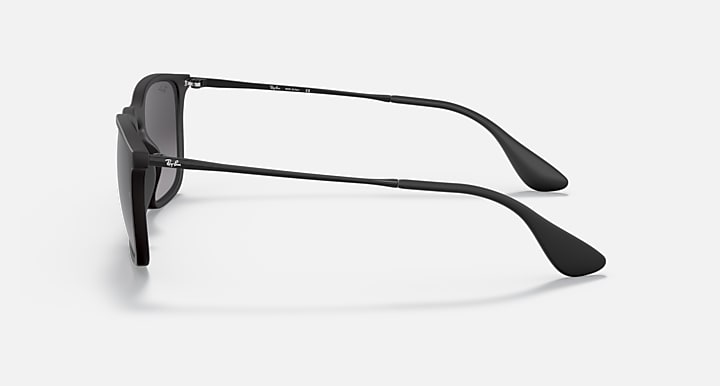 Ray-Ban CHRIS Rubber Black; Black with Grey Gradient Gradient lenses - Lateral