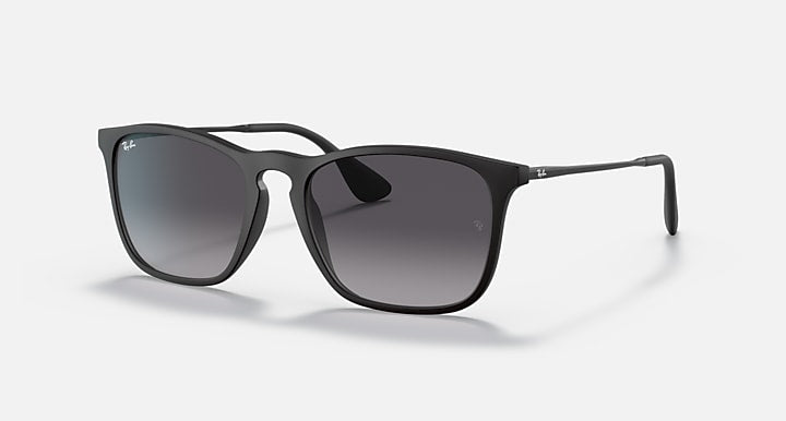 Ray-Ban CHRIS Rubber Black; Black with Grey Gradient Gradient lenses - Quarter