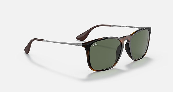 Ray-Ban CHRIS Light Havana with Dark Green Solid Color lenses - Alternative
