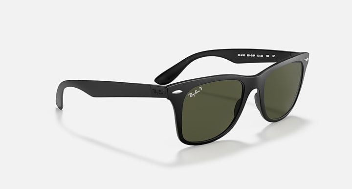 Ray-Ban WAYFARER LITEFORCE Black with G-15 Green Polarized Solid Color lenses - Alternative