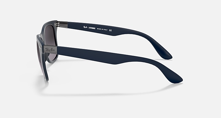 Ray-Ban WAYFARER LITEFORCE Blue with Grey Gradient Gradient lenses - Lateral