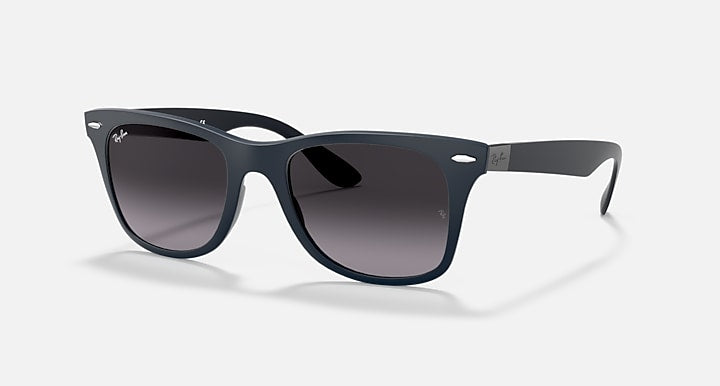 Ray-Ban WAYFARER LITEFORCE Blue with Grey Gradient Gradient lenses - Quarter