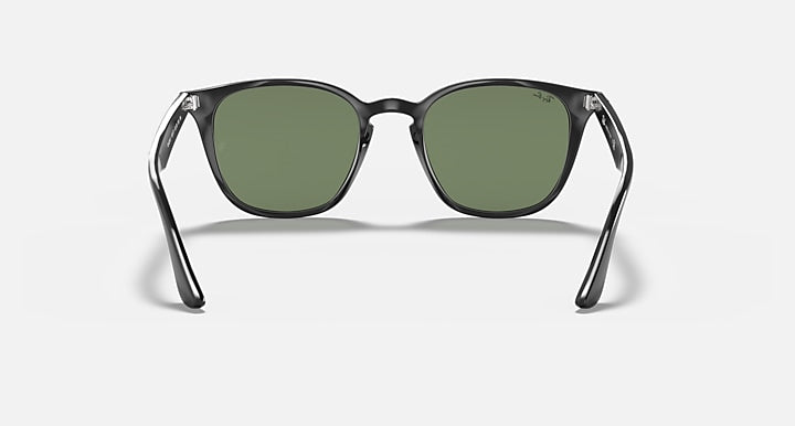 Ray-Ban RB4258 Black with Green Classic Solid Color lenses - Back