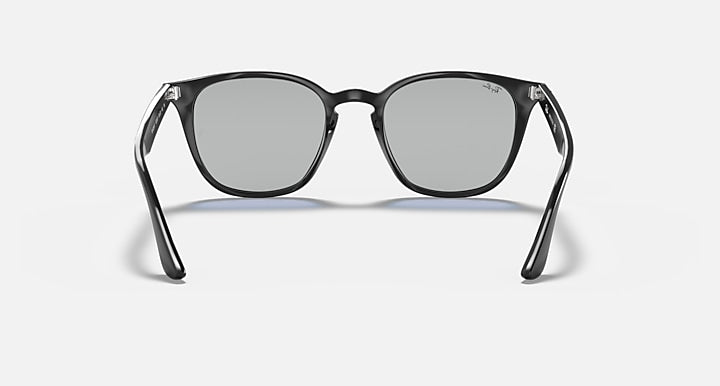 Ray-Ban RB4258 Black; Shiny Black with Dark Grey Classic Solid Color lenses - Back