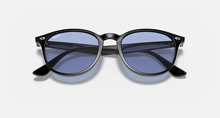 Ray-Ban RB4259 Black with Blue Classic Solid Color lenses - Closed Front