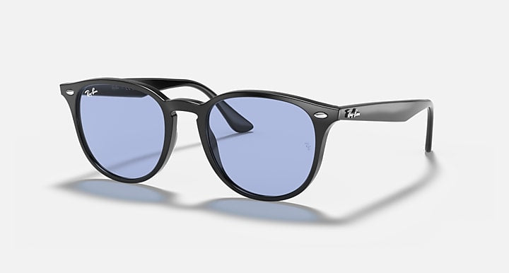 Ray-Ban RB4259 Black with Blue Classic Solid Color lenses - Quarter