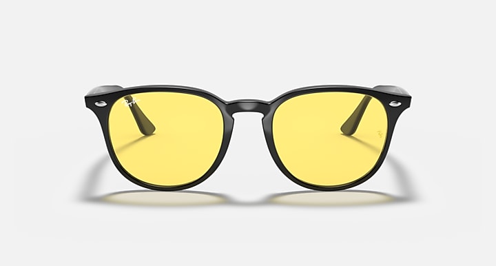 Ray-Ban RB4259 Black with Yellow Classic Solid Color lenses - Front