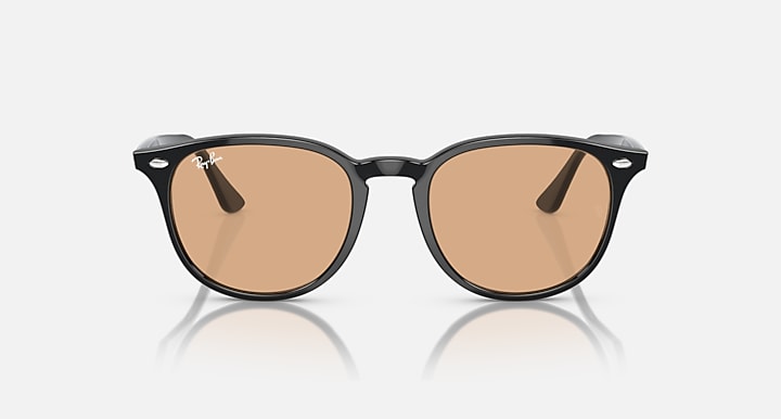 Ray-Ban RB4259 Black with Brown Solid Color lenses - Front