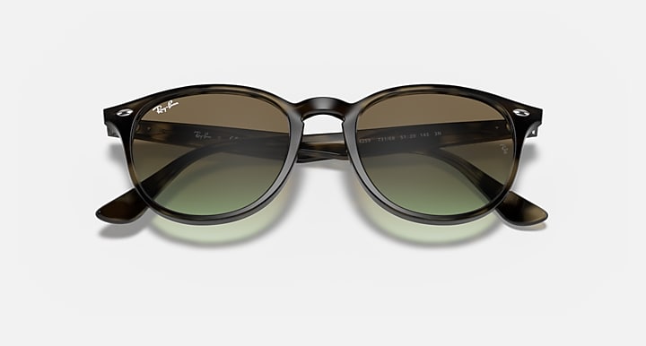Ray-Ban RB4259 Grey Havana with Brown Gradient Gradient lenses - Closed Front
