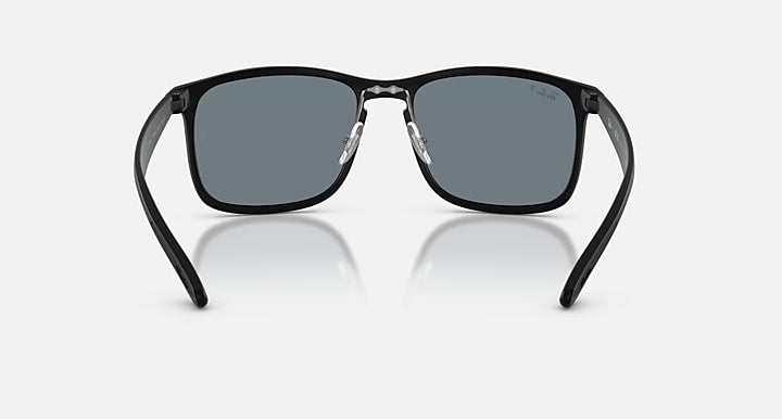 Ray-Ban RB4264 POLARIZED+ LENSES Matte Black with Blue Polarized+ Polarized+ lenses - Back