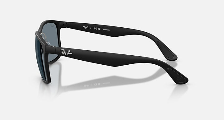 Ray-Ban RB4264 POLARIZED+ LENSES Matte Black with Blue Polarized+ Polarized+ lenses - Lateral