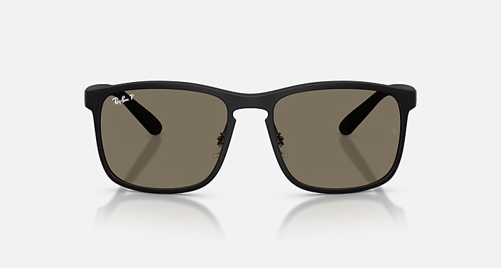 Ray-Ban RB4264 POLARIZED+ LENSES Matte Black with Grey Polarized+ Polarized+ lenses - Front