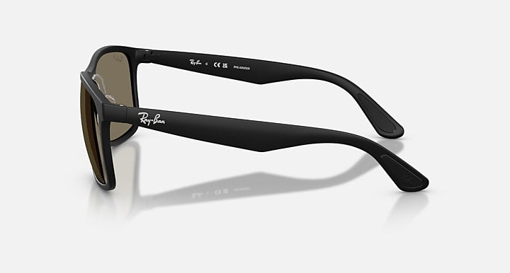 Ray-Ban RB4264 POLARIZED+ LENSES Matte Black with Grey Polarized+ Polarized+ lenses - Lateral