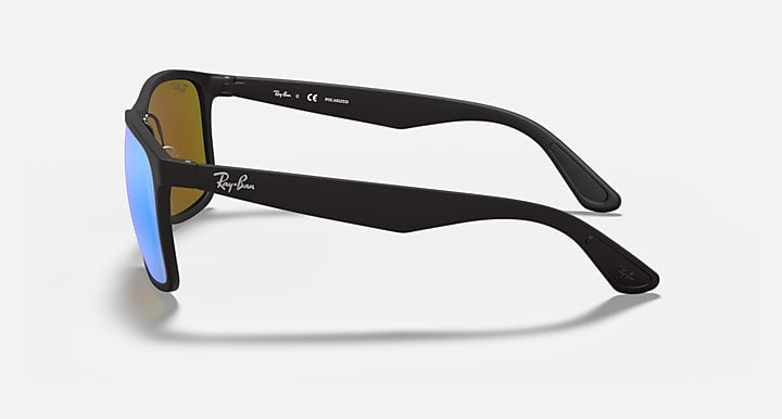 Ray-Ban RB4264 POLARIZED+ LENSES Black with Blue Polarized+ Polarized+ lenses - Lateral