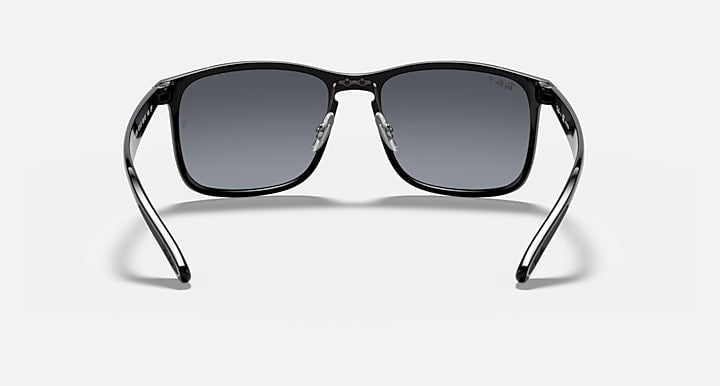 Ray-Ban RB4264 POLARIZED+ LENSES Black with Blue & Gold Polarized+ Polarized+ lenses - Back