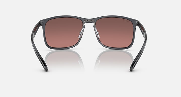Ray-Ban RB4264 POLARIZED+ LENSES Grey with Violet Polarized+ Polarized+ lenses - Back