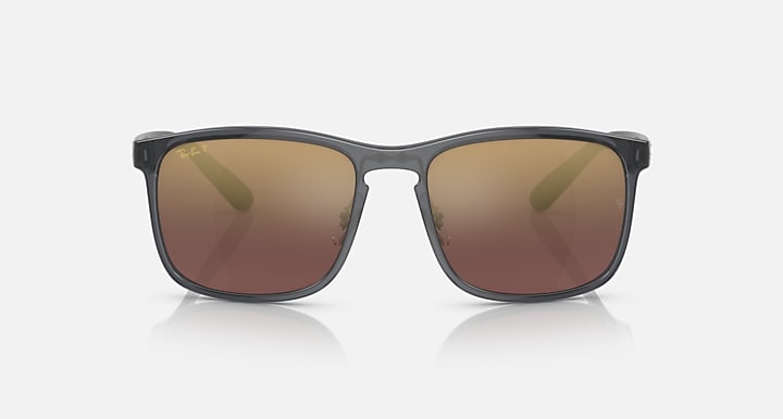 Ray-Ban RB4264 POLARIZED+ LENSES Grey with Violet Polarized+ Polarized+ lenses - Front
