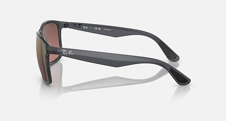 Ray-Ban RB4264 POLARIZED+ LENSES Grey with Violet Polarized+ Polarized+ lenses - Lateral
