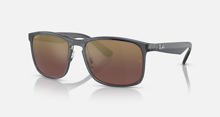 Ray-Ban RB4264 POLARIZED+ LENSES Grey with Violet Polarized+ Polarized+ lenses - Quarter