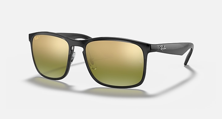 Ray-Ban RB4264 POLARIZED+ LENSES Grey with Green Polarized+ Polarized+ lenses - Quarter