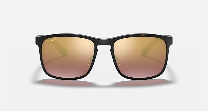 Ray-Ban RB4264 POLARIZED+ LENSES Havana with Purple Polarized+ Polarized+ lenses - Front
