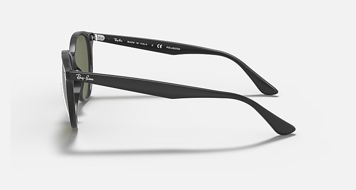 Ray-Ban RB4305 Black with G-15 Green Polarized Solid Color lenses - Lateral
