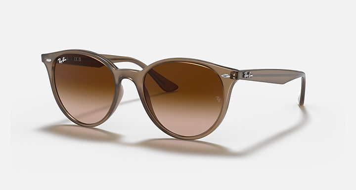 Ray-Ban RB4305 Beige with Brown Gradient Gradient lenses - Quarter