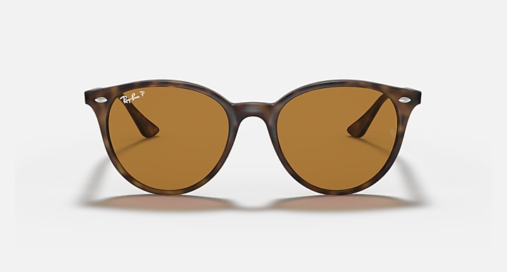 Ray-Ban RB4305 Light Havana; Tortoise with Brown Polarized Solid Color lenses - Front