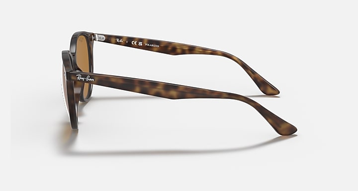 Ray-Ban RB4305 Light Havana; Tortoise with Brown Polarized Solid Color lenses - Lateral